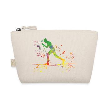 Cross-country skiing Cross-country skiing - Organic Pouch - nature - Front