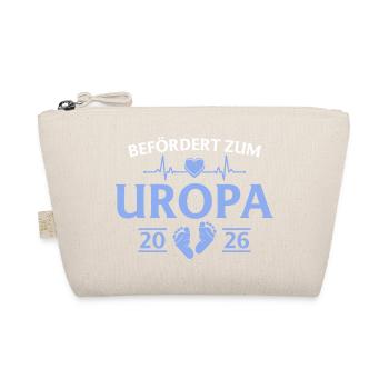 Promoted to great-grandpa 2026 baby shower - Organic Pouch - nature - Front