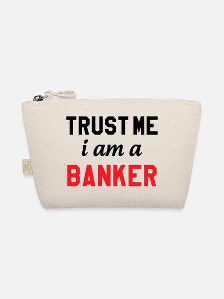Glaub mir, ich bin Banker - Bio-Täschchen - Natur - Vorne