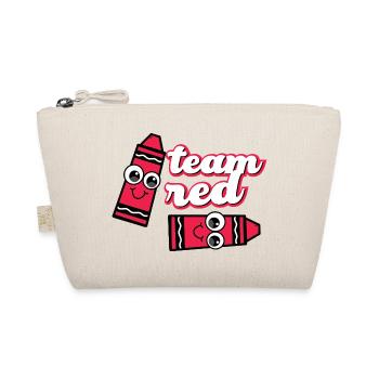 Red Team Cheerful Pencils - Organic Pouch - nature - Front
