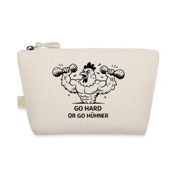 Pumps Fitness Go Hard or go Chickens - Organic Pouch - nature - Front