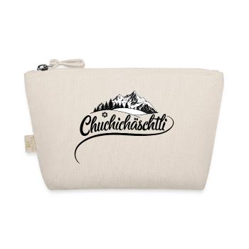 Schweizer-kultbegriff Chuchichäschtli - Bio-Täschchen - Natur - Vorne