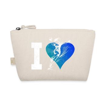 J’adore le handball avec un motif cool pour le handball pour - Trousse biologique - nature - Devant