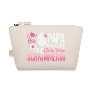Tout le meilleur papa vous souhaite votre meilleur nageur - Trousse biologique - nature - Devant