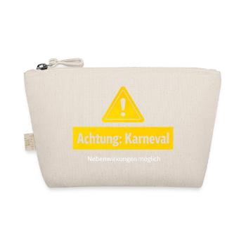 Attention carnival side effects possible - Organic Pouch - nature - Front