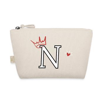 Lettre n couronne cœur - Trousse biologique - nature - Devant