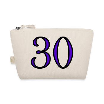 30. 30 ANS. 30e ANNIVERSAIRE. ANNIVERSAIRE 30 ANS. - Trousse biologique - nature - Devant