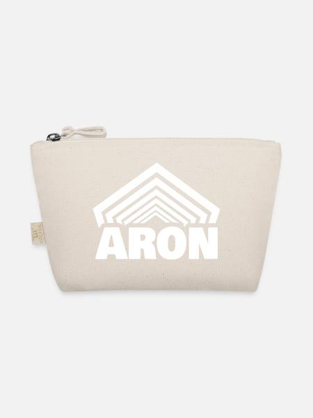 First name Aron - Organic Pouch - nature - Front