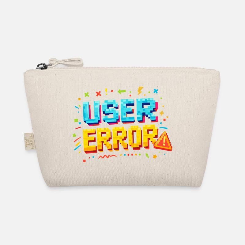 User Error Pixel Art Organic Pouch