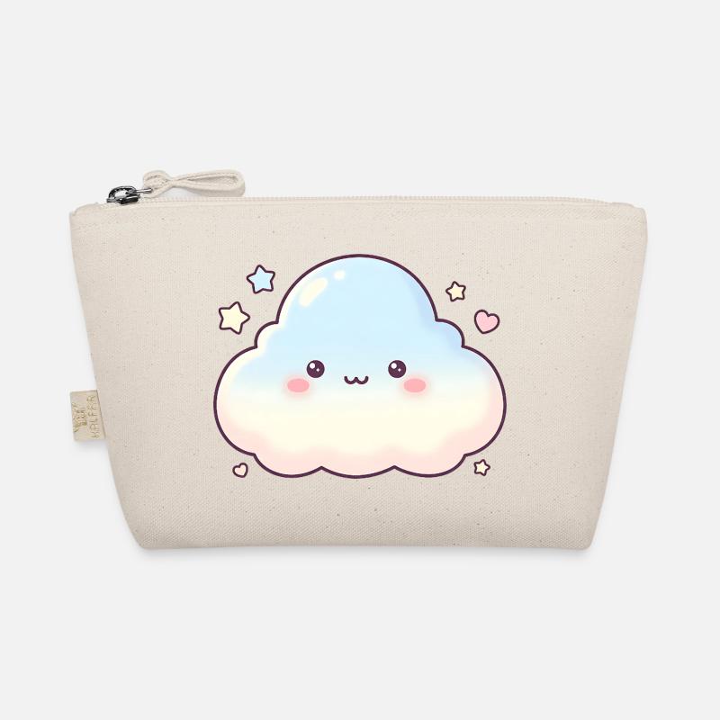 Pastellwolke Kawaii Glow Kinder Traum - Bio-Täschchen - Natur