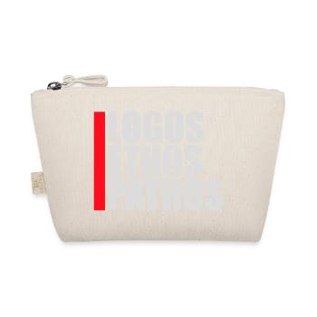 Logos Ethos Pathos Rhetoric Philosophy Student - Organic Pouch - nature - Front