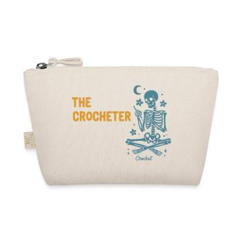Funny Crochet Lover The Crocheter Skeleton Crochet - Bio-Täschchen - Natur - Vorne