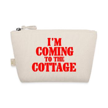I'm coming to the cottage - red - Organic Pouch - nature - Front