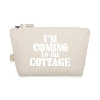 I'm coming to the cottage - white - Organic Pouch - nature - Front