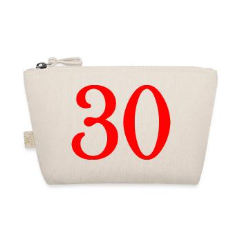 30. 30 ANS. 30e ANNIVERSAIRE. ANNIVERSAIRE 30 ANS. - Trousse biologique - nature - Devant
