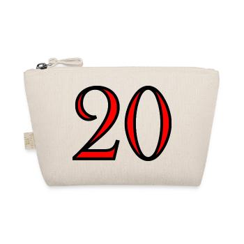 20. 20th ANNIVERSARY. 20 YEARS ANNIVERSARY. 20 YEARS. - Organic Pouch - nature - Front