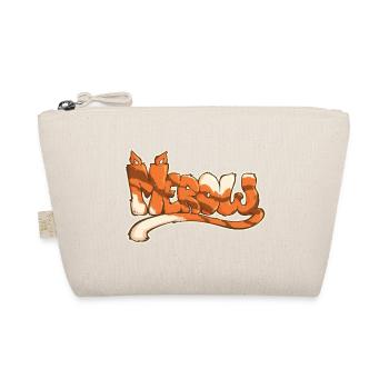 Merow, a drawn word - Organic Pouch - nature - Front