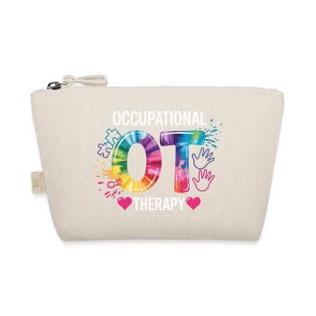 Colorful OT Logo Occupational Therapy - Organic Pouch - nature - Front