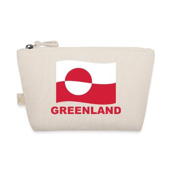 Make America Go Away – Greenland Flag - Organic Pouch - nature - Front
