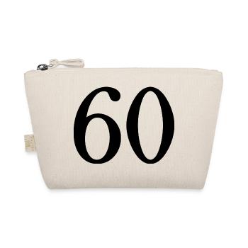 60. 60 ANS. 60e ANNIVERSAIRE. ANNIVERSAIRE 60 ANS. - Trousse biologique - nature - Devant