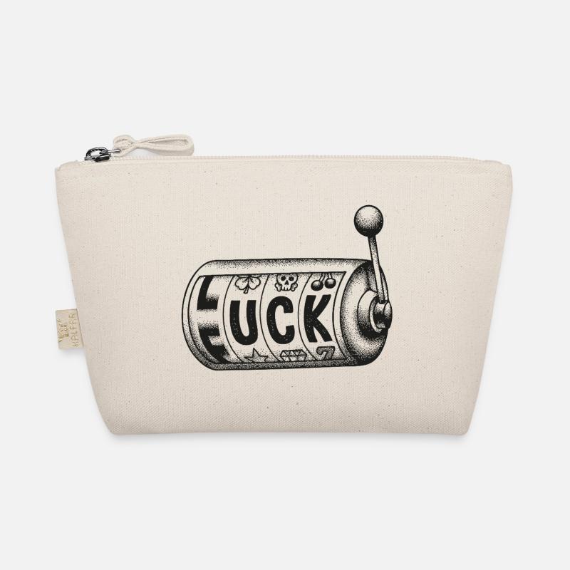 Fuck Luck – Word Game Gambling Design Organic Pouch