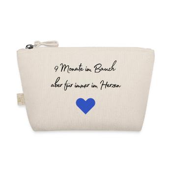 9 mois dans le ventre mais pour toujours dans le cœur, naissance - Trousse biologique - nature - Devant
