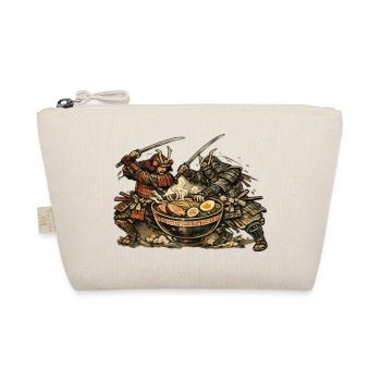 Ramen Noodles Battle of the Samurai Japan Cool - Organic Pouch - nature - Front