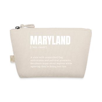 Motif du pouvoir du drapeau du Maryland - Trousse biologique - nature - Devant