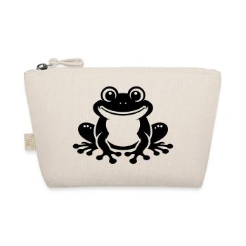 Toad Comic Frog - Organic Pouch - nature - Front