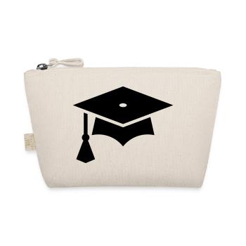 Abi, graduation cap, college hat, graduation - Organic Pouch - nature - Front