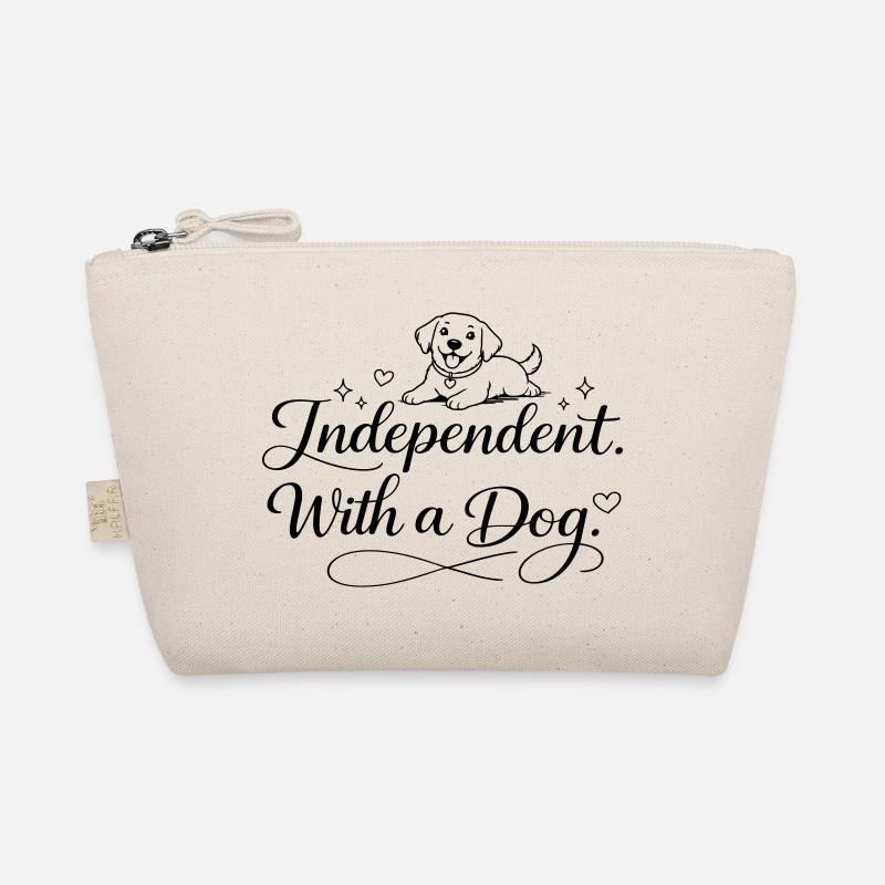 Indépendant. Avec un chien. Trousse biologique