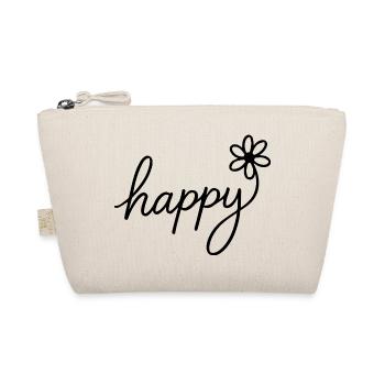 Lettrage à la main joyeux avec des fleurs - Trousse biologique - nature - Devant