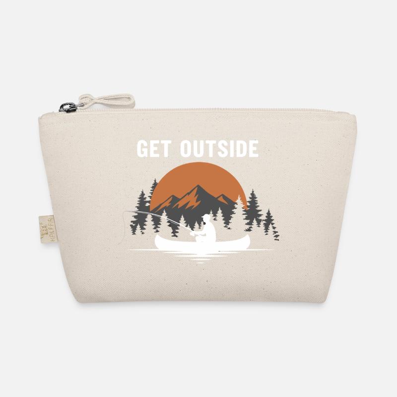 Fishing River Canoe Get Outside Organic Pouch