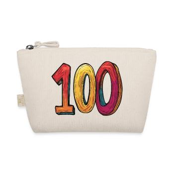 100 Number Colorful - Organic Pouch - nature - Front