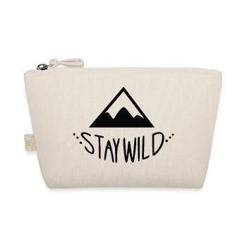 Stay Wild Mountain Scenery - Organic Pouch - nature - Front