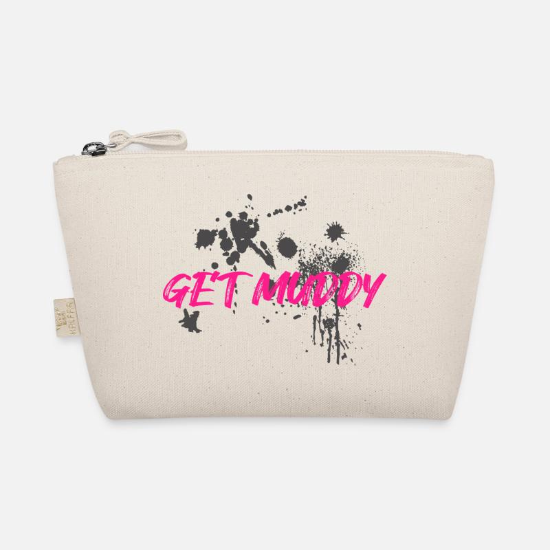 Get muddy Schlammlauf Mud Run Muddy Race Organic Pouch