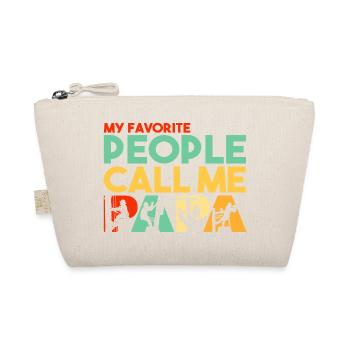 My Favorite People Call Me Papa Line Worker - Organic Pouch - nature - Front