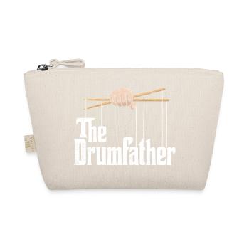 The DrumFather, design for drummers and music bands - Organic Pouch - nature - Front