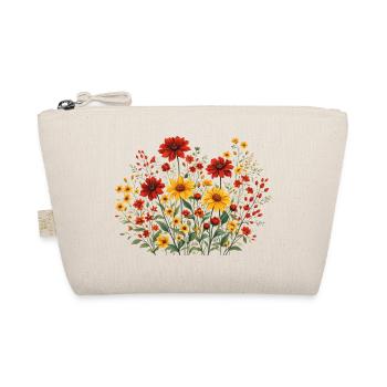 Vintage Blumen-Frauen-Wildblumen-Gartengarten - Bio-Täschchen - Natur - Vorne