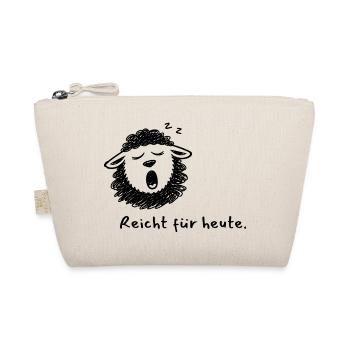 Reicht für heute - Schwarzes Schaf Humor Edition - Bio-Täschchen - Natur - Vorne