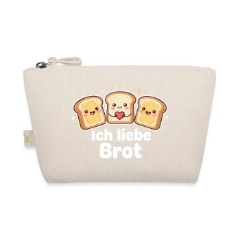 Lustiges Brot Geschenk - Bio-Täschchen - Natur - Vorne