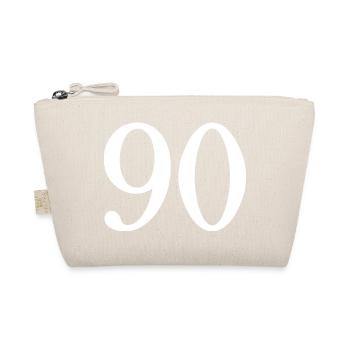 90. 90 ANS. 90e ANNIVERSAIRE. ANNIVERSAIRE 90 ANS. - Trousse biologique - nature - Devant