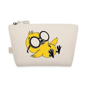 Cool Chill Penguin Sunglasses Funny Summer Tee - Bio-Täschchen - Natur - Vorne