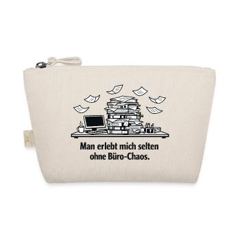 Büro-Chaos am Schreibtisch - Bio-Täschchen - Natur - Vorne