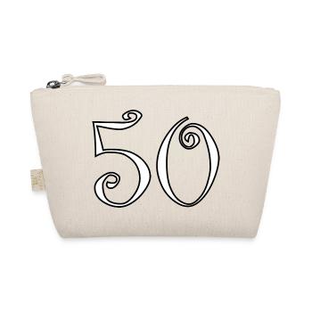 50. 50 JAHRE. 50-JÄHRIGES JUBILÄUM. 50-JÄHRIGES JUBILÄUM. - Bio-Täschchen - Natur - Vorne