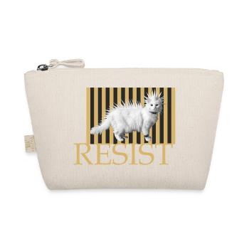 Cats punk resist naughtylonghair cat rebellious - Organic Pouch - nature - Front