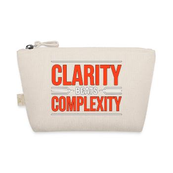 Logo Designer Clarity Beats Creative Designer - Organic Pouch - nature - Front