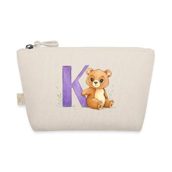 Ours aquarelle avec la lettre K - Trousse biologique - nature - Devant