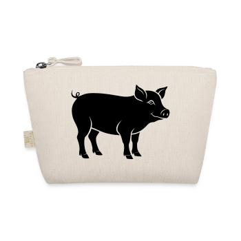 pig - Organic Pouch - nature - Front