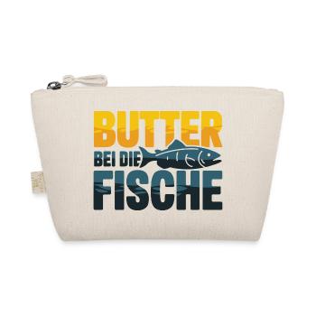  Butter Bei Die Fische Lustiger Spruch Für Angler - Bio-Täschchen - Natur - Vorne